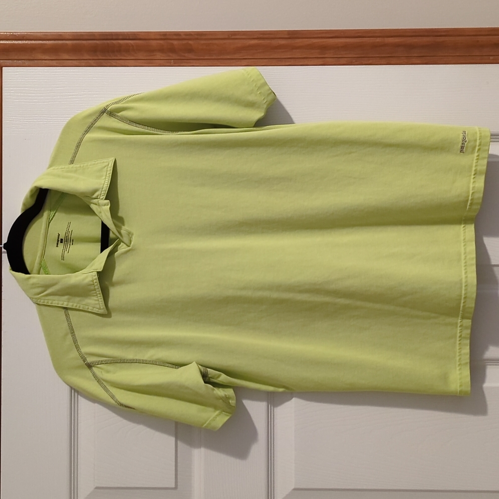 Patagonia green short sleeve polo